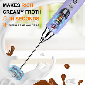 Stainless steel heads provide durable, easy-to-clean performance daily