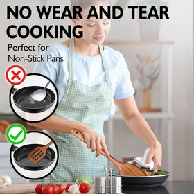 YYLTJR wooden utensil holder keeps tools within easy reach