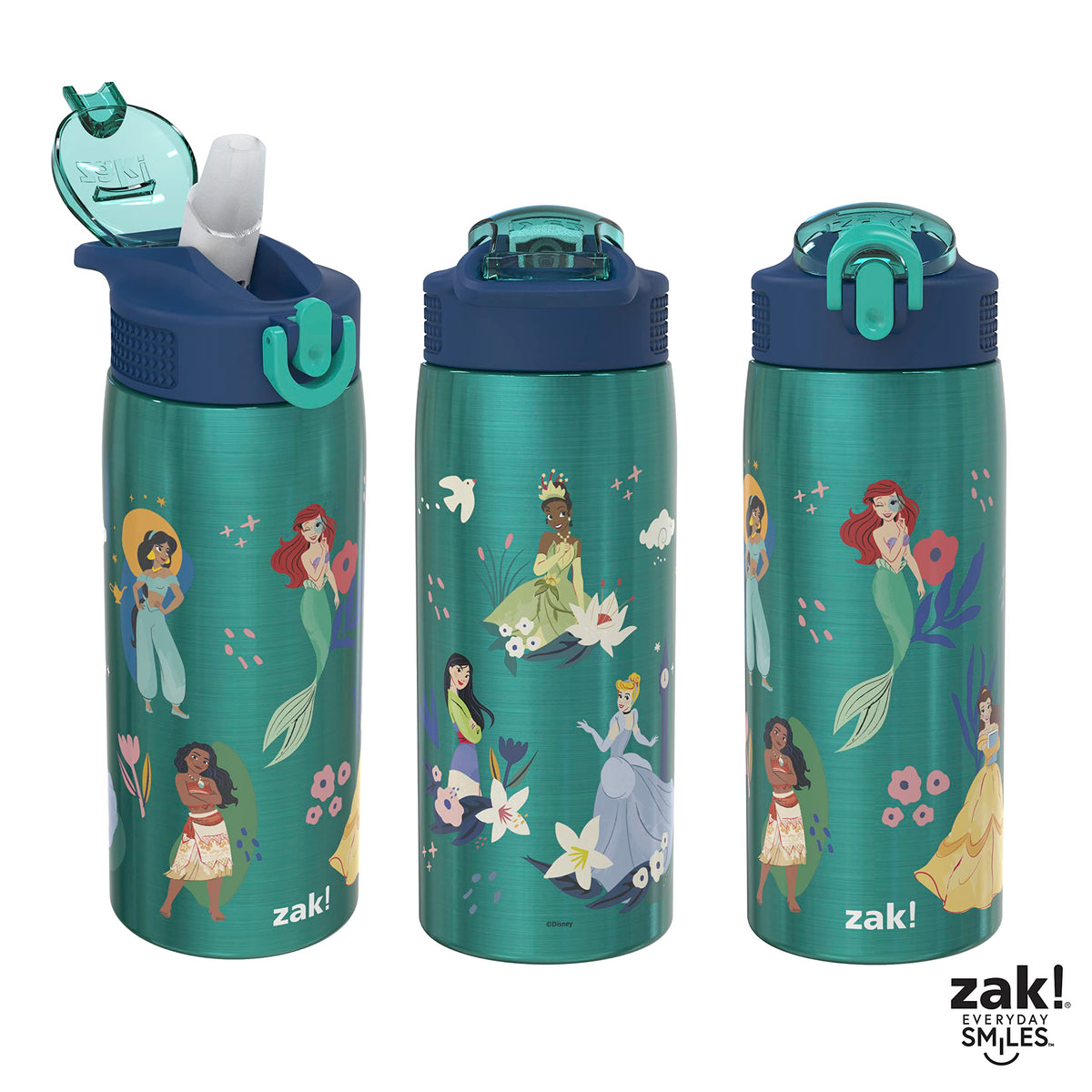 Durable 18/8 stainless steel construction of the Disney Princess bottle