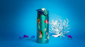 Disney Princess bottle in action for travel and daily activities