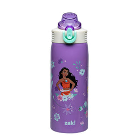 Zak Designs Disney Princess Sage bottle front view for kids' on-the-go hydration
