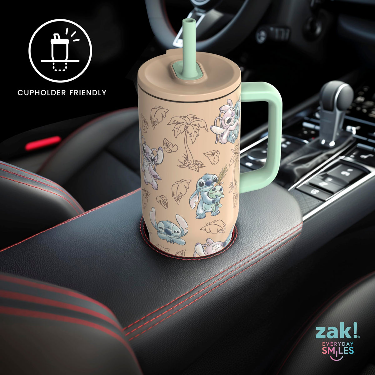 30-ounce capacity of the Zak Designs Sutton Travel Tumbler.