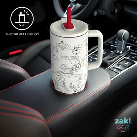 Top-rack safe design supports easy cleaning for Zak Designs Sutton tumbler