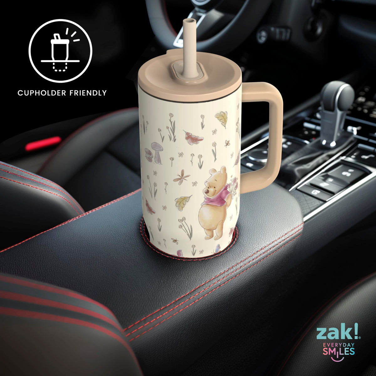 Zak Designs Winnie the Pooh Sutton tumbler daily-use companion for kids and parents