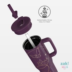 30-ounce capacity referenced for long-day hydration between refills.