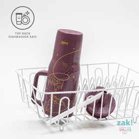 Dishwasher-safe lid and top-rack tumbler for easy cleanup after trips.