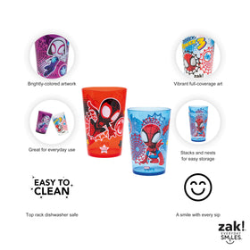 Zak Designs 14.5-ounce capacity tumbler for kids' juice or water