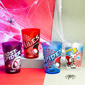 Spider-Man tumbler side hero art by Zak Designs to boost mealtime fun