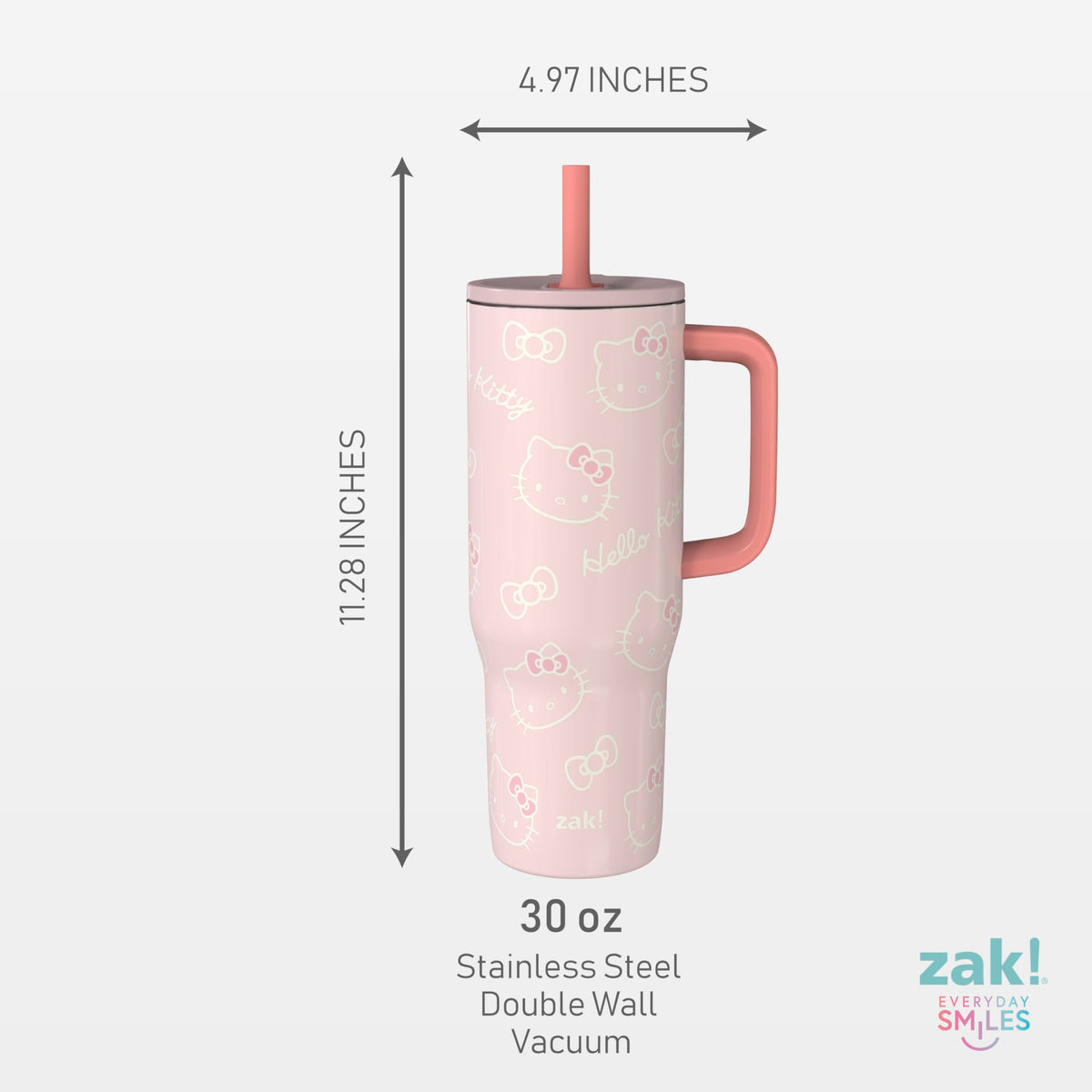 Perfect for on-the-go hydration, appealing to Sanrio fans
