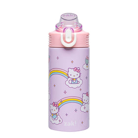 Zak Designs Hello Kitty 14oz bottle side view for school hydration on the go
