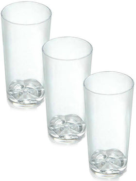 Zappy 52 disposable shot glasses, clear 1.75oz, ideal for tasting samples and easy cleanup.