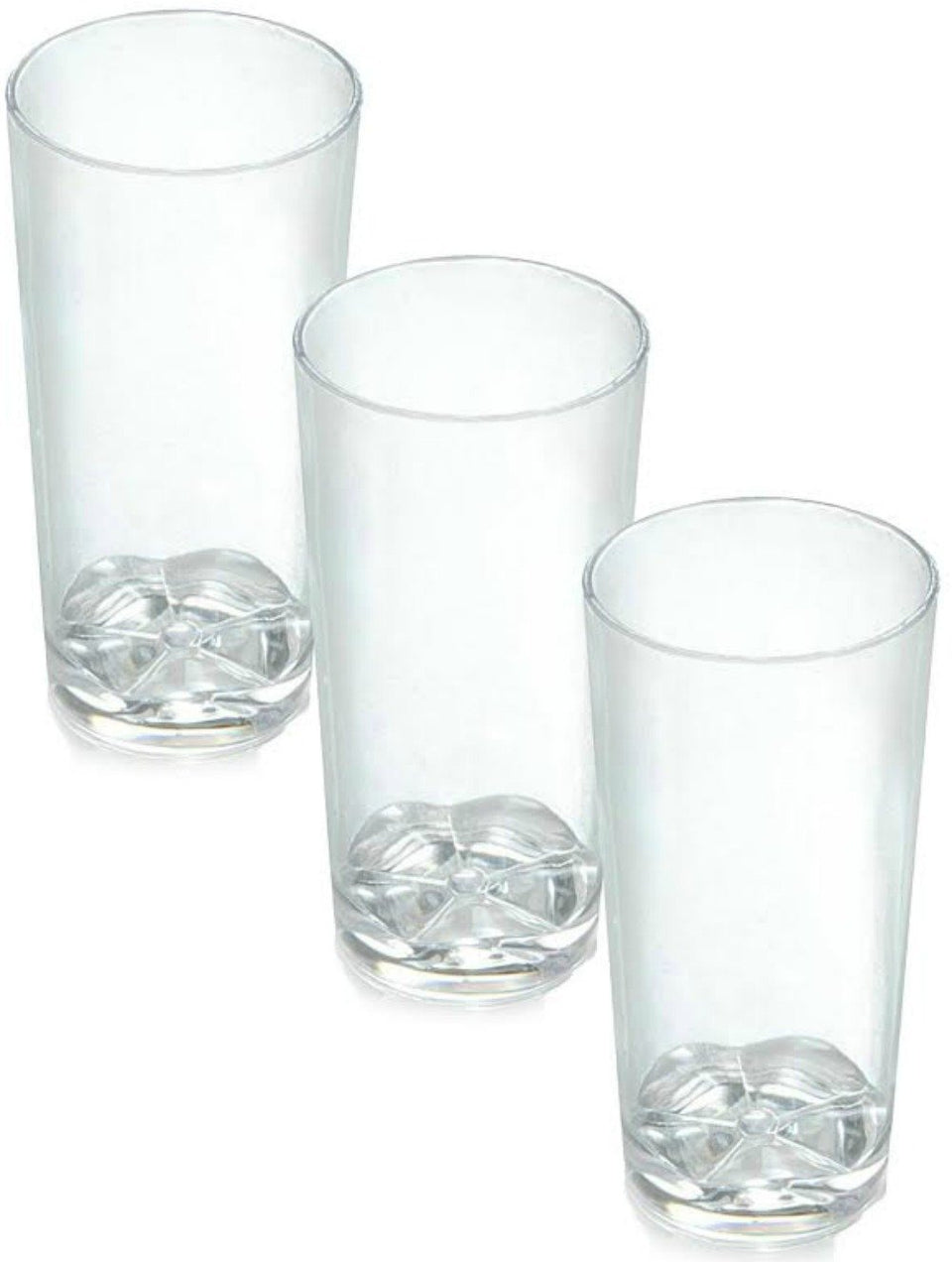 Zappy 52 disposable shot glasses, clear 1.75oz, ideal for tasting samples and easy cleanup.