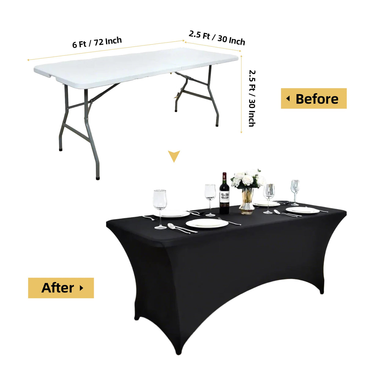 Portable and reusable for weddings, parties, and exhibitions