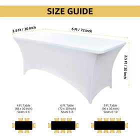 ZarzaaSik tight-fit design delivers a flat, professional look on rectangle tables.