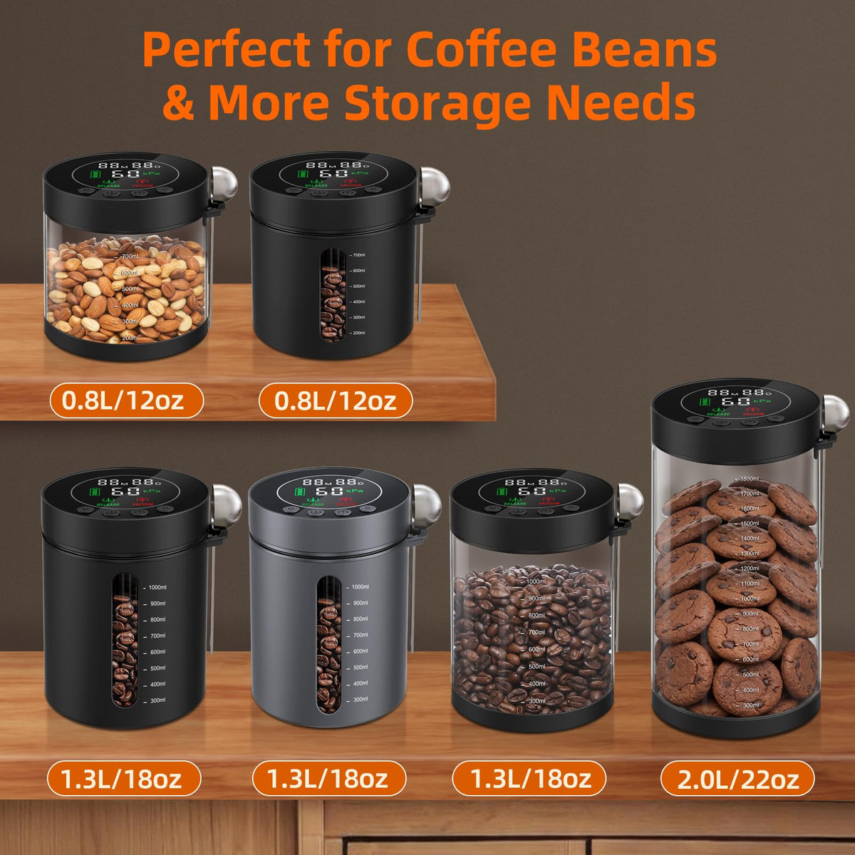 ZDXBO airtight materials protect flavor and keep pantry items safe.