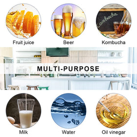 ZEBEIYU set includes chalk labels and a funnel for easy labeling.