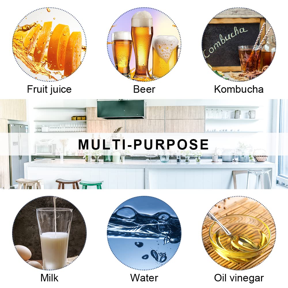 ZEBEIYU multipurpose bottle in kitchen scenes highlighting versatility.
