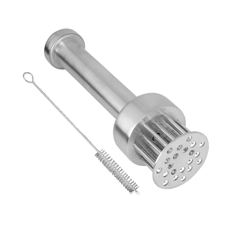 Zen MD Supplies stainless steel meat tenderizer with 21 needles ready for marinades