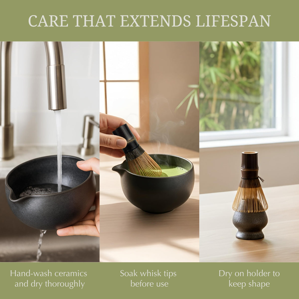 ZENSO matcha sifter for lump-free tea