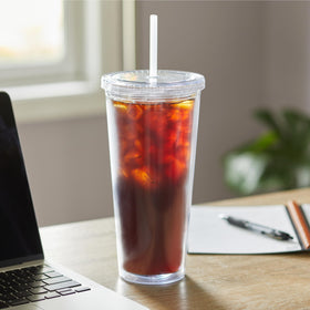 Lids and straws included for spill-free drinking with Zephyr Canyon tumbler