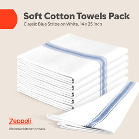 Zeppoli Classic Towels weave detail reveals sturdy basket weave and low lint.