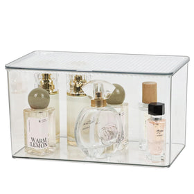 ZEXALOR clear plastic bin ideal for multipurpose storage options