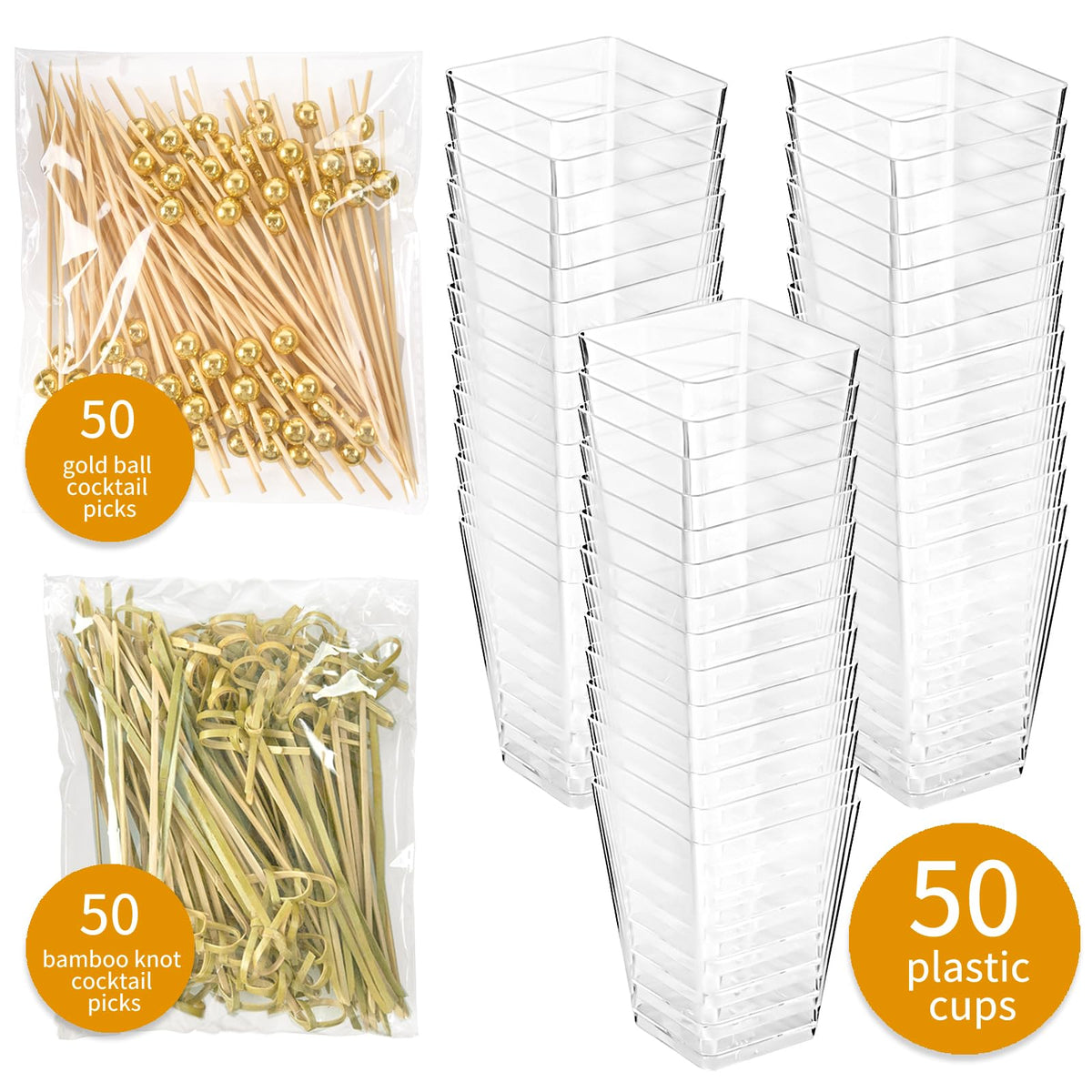 Zezzxu knot picks organized for topping and garnish