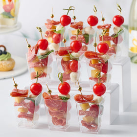 Zezzxu stackable charcuterie cups for compact storage