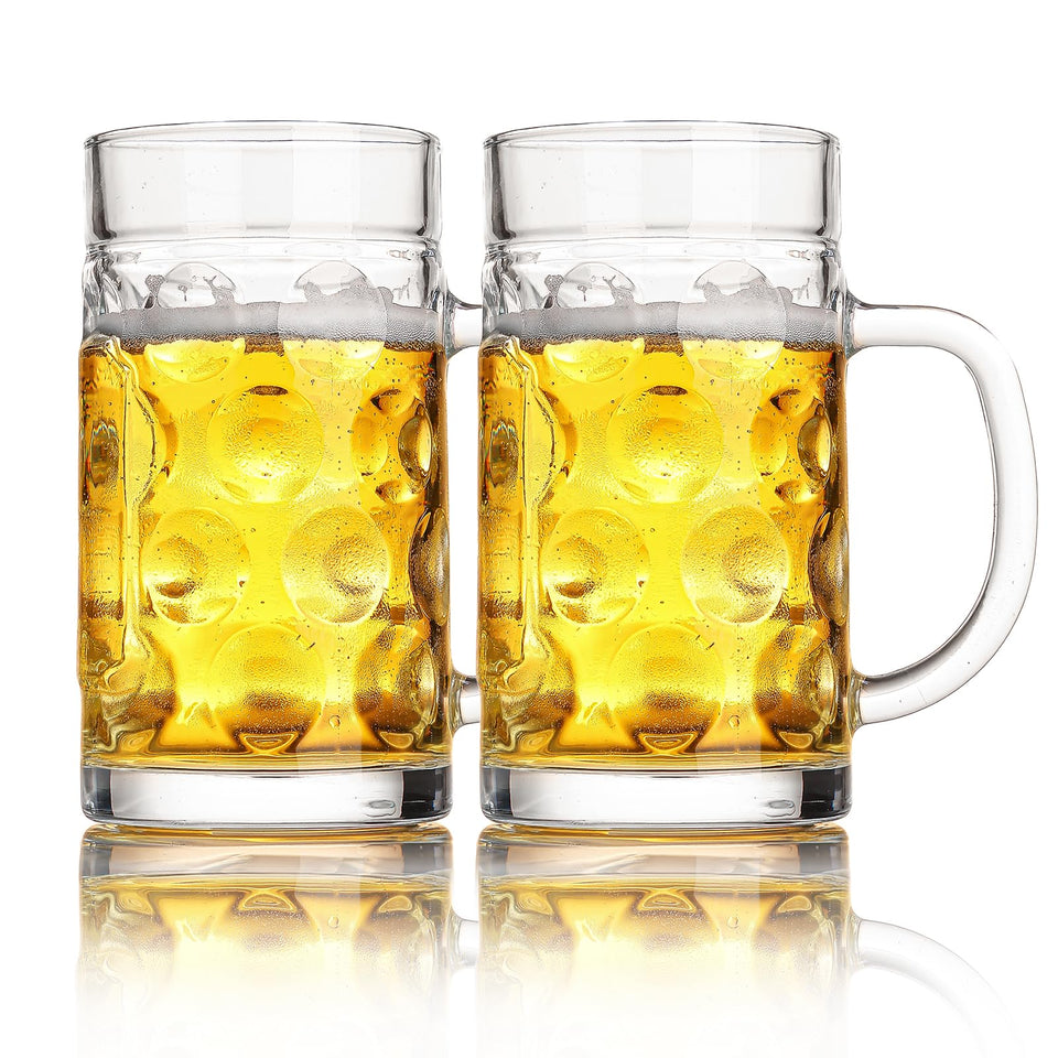 ZHENGYAOYANG freezer beer mug with handle for secure grip and temperature control