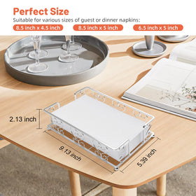 Zhithink guest towel tray with elegant lattice design for stylish spaces.