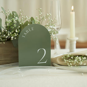 ZICOTO durable acrylic numbers are lightweight and easy to clean.