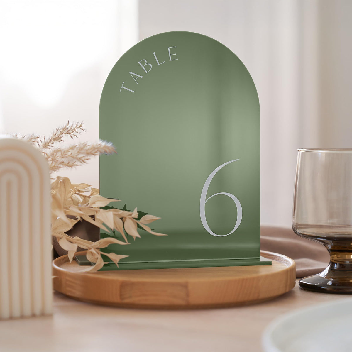 ZICOTO beautiful gold table numbers with double-sided signs for elegant wedding tables.