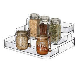 Zilphoba acrylic rack side view highlighting space-saving footprint