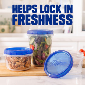 Ziploc Twist n Loc microwave-safe container for quick reheats