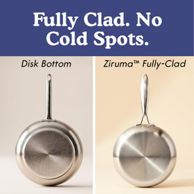 Ziruma certified stainless steel handle resists rust and bending