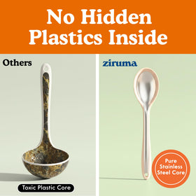 Ziruma close-up showing platinum silicone and stainless steel core.