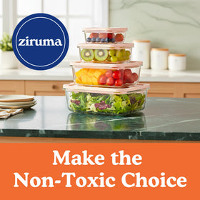 Ziruma portable 21oz container ideal for meal prep on the go.