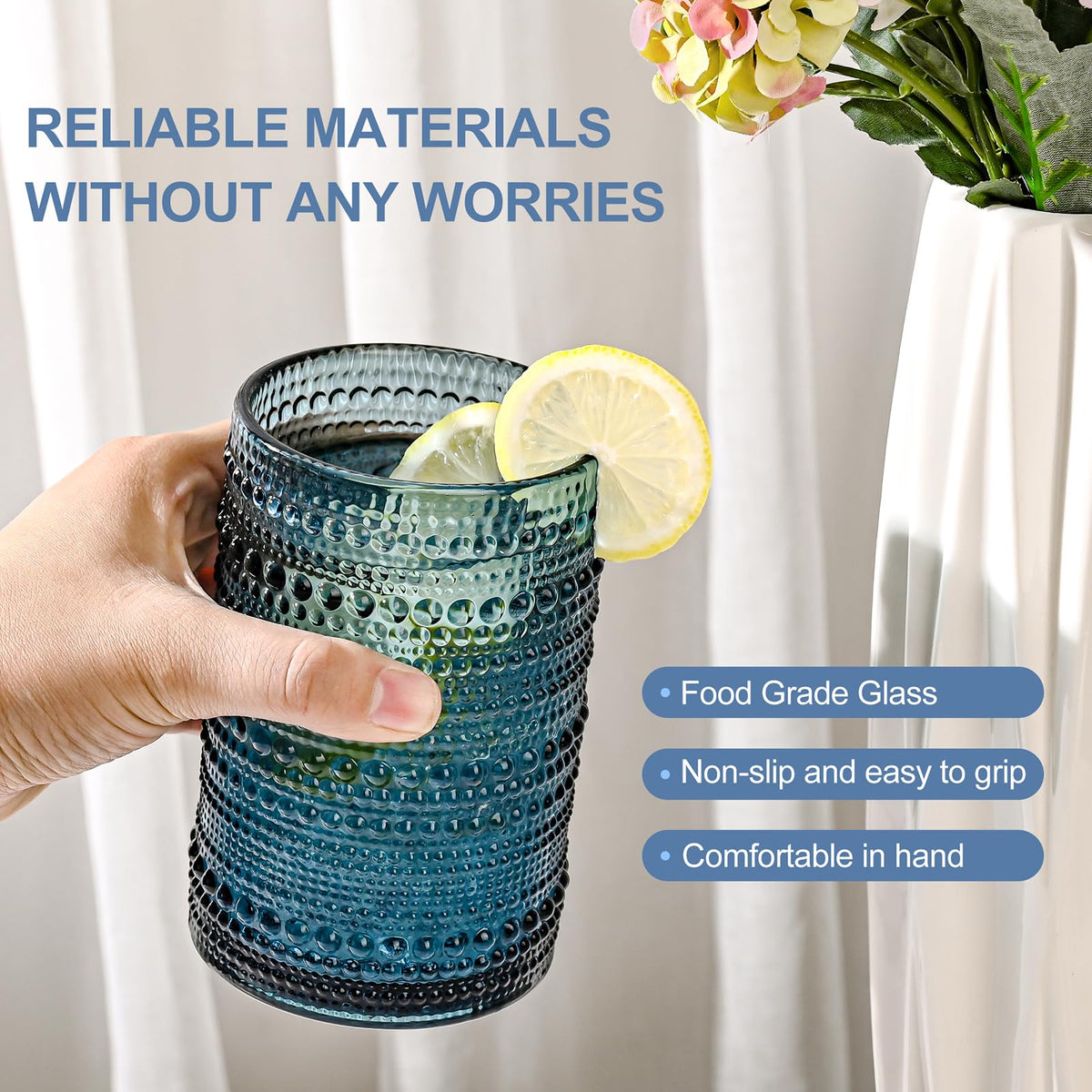 ZMOWIPDL glass straws pack for eco-friendly serving