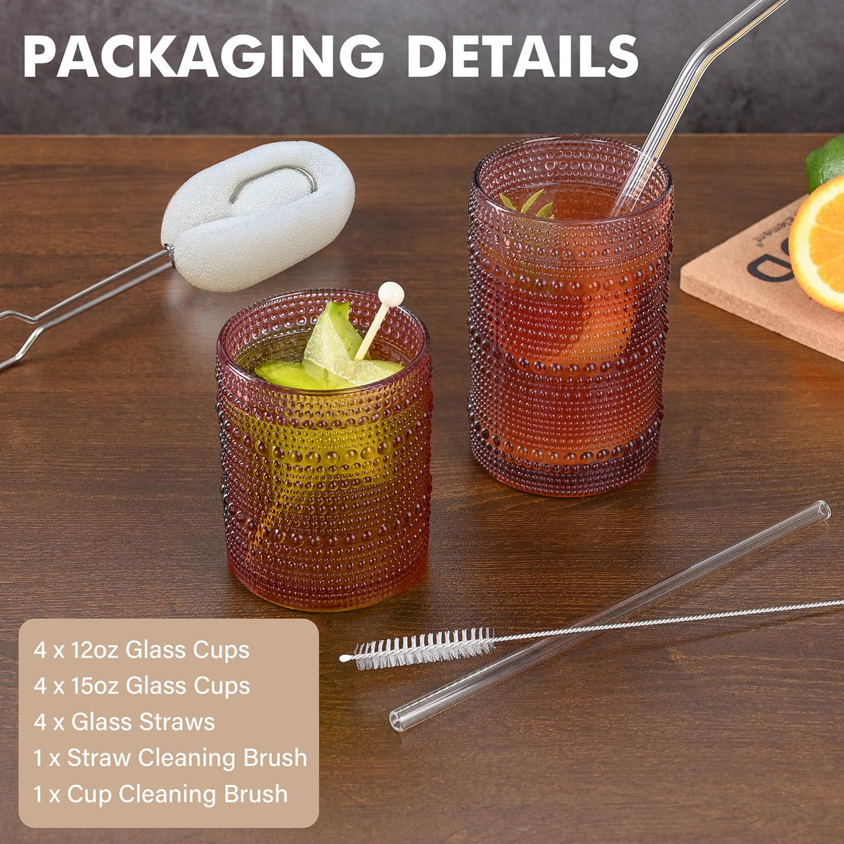 ZMOWIPDL 15oz highball side view ideal for cocktails and juices