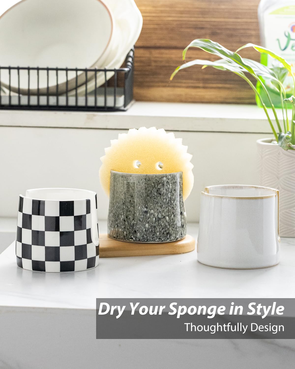 Zoeeker ceramic sponge holder makes a thoughtful housewarming gift.