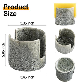 Zoeeker sink compact caddy helps keep sponges, soap, and scrubbers neatly organized.
