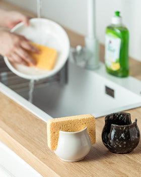 Zoeeker holder helps keep kitchen and bathroom counters tidy and organized