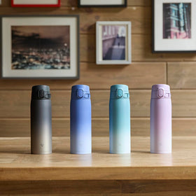 Zojirushi GoCafe compact mug fits bags and cup holders.