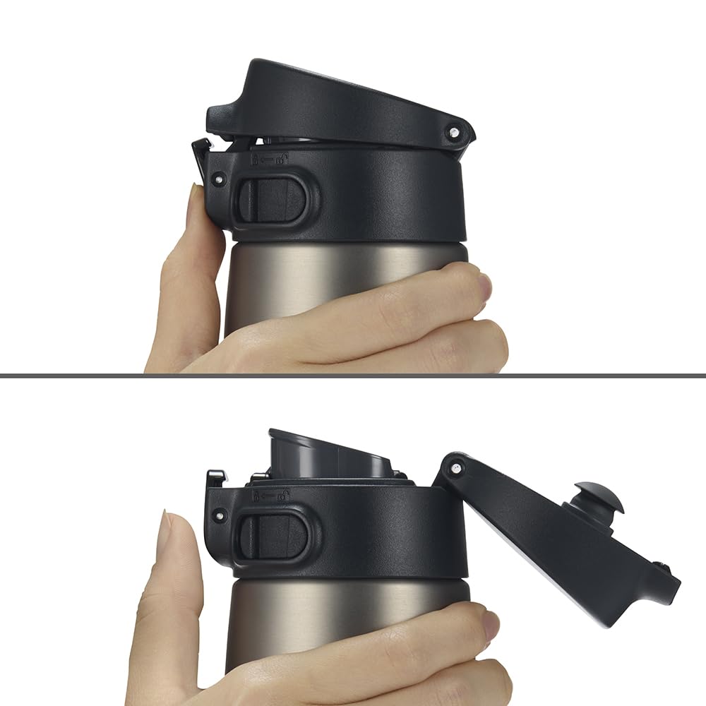 Zojirushi SM-VH95-GoCafe interior with SlickSteel PFAS-free, BPA-free finish.
