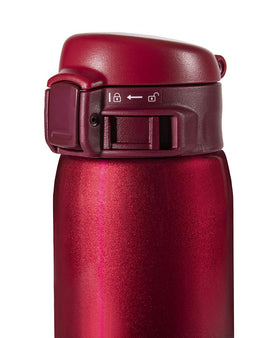 Zojirushi garnet red mouthpiece with air vent ensures smooth flow