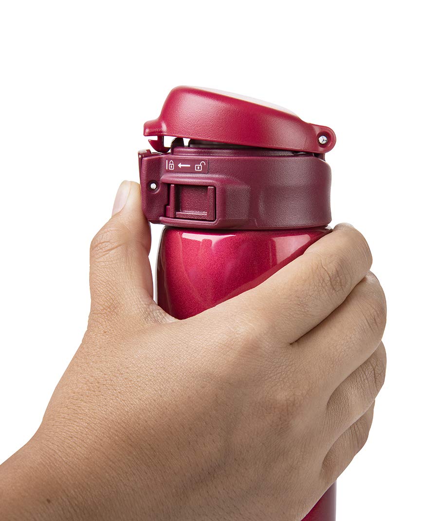 Zojirushi safety lock protects the lid during transit