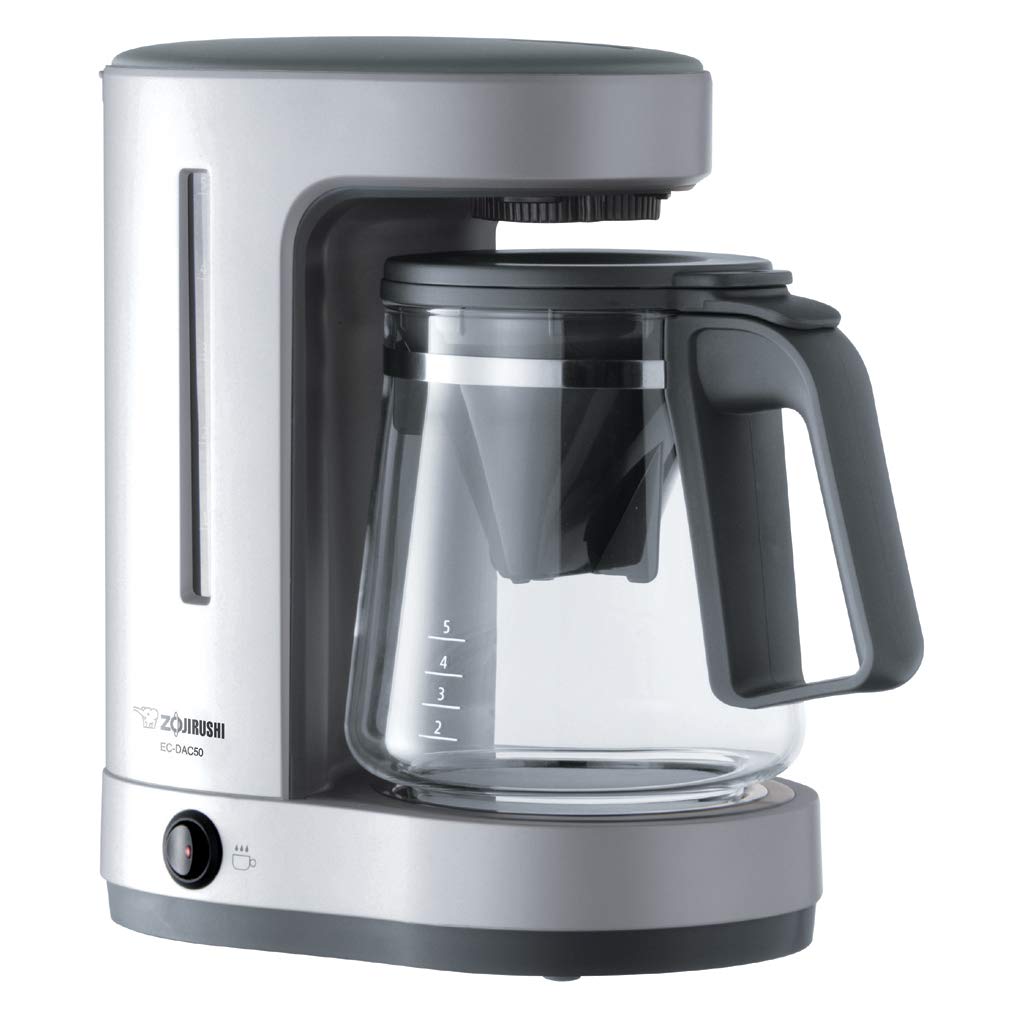 Zojirushi Zutto 5-cup coffeemaker front view, compact for small kitchens