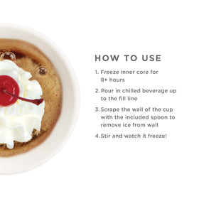 ZOKU slush spoon included for easy mixing and scraping