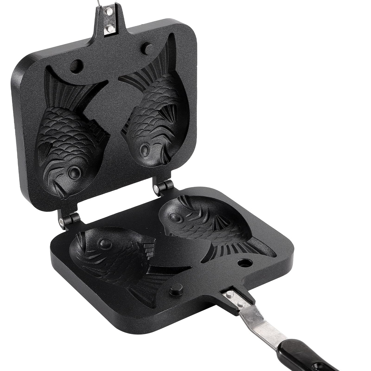 ZOOFOX Taiyaki pan long handle enables safe, comfortable cooking.