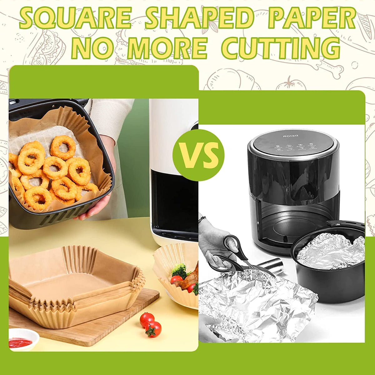 ZOWVAAM easy-use liner design requires no tearing or folding